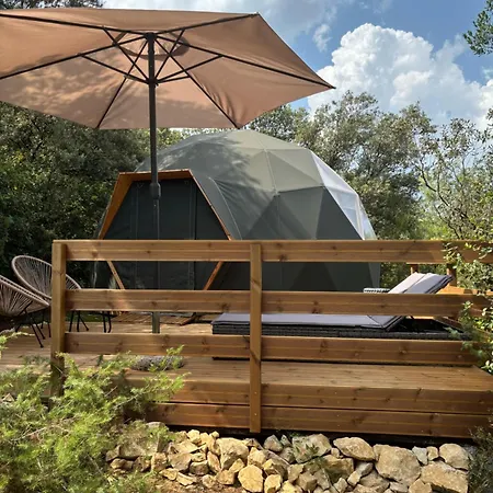 Les Jardins De Chiron Et Tiny House Dans Le Sud 롯지