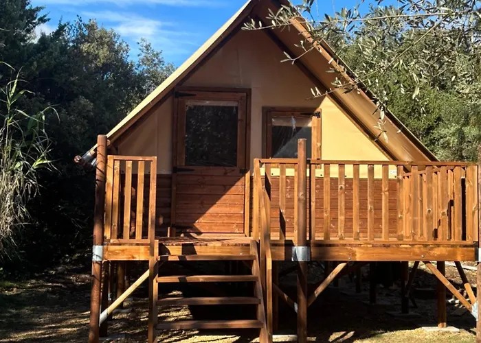 Les Jardins De Chiron Et Tiny House Dans Le Sud 롯지