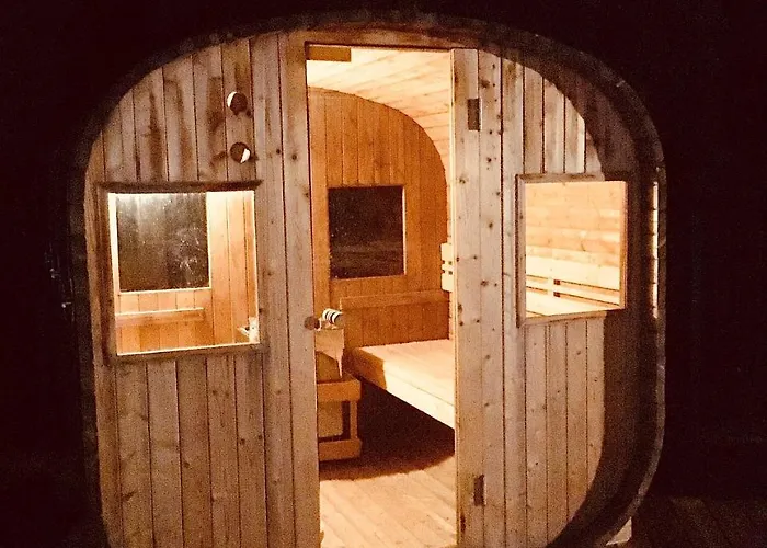 롯지 Les Jardins De Chiron Et Tiny House Dans Le Sud 쏘브